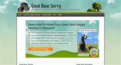 Desktop Screenshot of greatdanesavvy.com