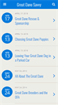 Mobile Screenshot of greatdanesavvy.com